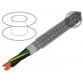 470041CY CL321; Wire; Pro-Met; 4G1mm2; tinned copper braid; PVC; transparent; 50m; ALPHA WIRE