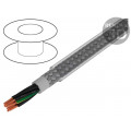 470095CY CL033; Wire; Pro-Met; 9G0,5mm2; tinned copper braid; PVC; transparent; ALPHA WIRE