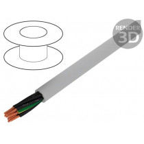 470095YY GE321; Wire; Pro-Met; 9G0,5mm2; unshielded; 300/500V; PVC; 50m; Cu; grey; ALPHA WIRE 470095YY GE321; Wire; Pro-Met; 9G0,5mm2; unshielded; 300/500V; PVC; 50m; Cu; grey; ALPHA WIRE