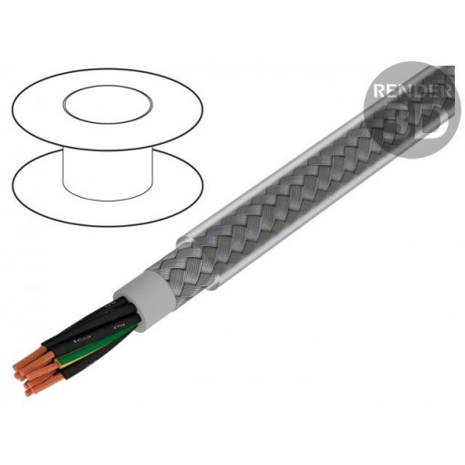 470097CY CL033; Wire; Pro-Met; 9G0,75mm2; tinned copper braid; PVC; transparent; ALPHA WIRE