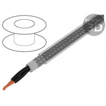 470215CY CL033; Wire; Pro-Met; 2x1,5mm2; tinned copper braid; PVC; transparent; ALPHA WIRE