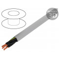 470515YY GE033; Wire; Pro-Met; 5G1,5mm2; unshielded; 300/500V; PVC; 100m; Cu; grey; ALPHA WIRE