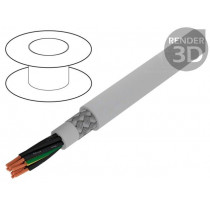 470915CY GE321; Wire; Pro-Met; 9G1,5mm2; tinned copper braid; PVC; grey; 300/500V; ALPHA WIRE