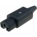 4781.0000; Connector: AC supply; plug; female; 10A; 250VAC; IEC 60320; 8.5mm; SCHURTER