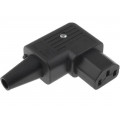4785.0000; Connector: AC supply; plug; female; 10A; 250VAC; IEC 60320; C13 (F); SCHURTER