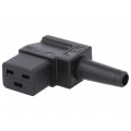 4790.1100; Connector: AC supply; plug; female; 16A; 250VAC; IEC 60320; C19 (J); SCHURTER