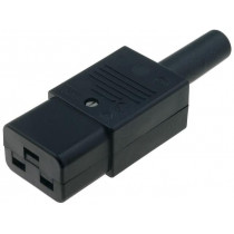 4795.0000; Connector: AC supply; plug; female; 16A; 250VAC; IEC 60320; C19 (J); SCHURTER