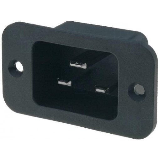 4798.9000; Connector: AC supply; socket; male; 16A; 250VAC; IEC 60320; C20 (I); SCHURTER