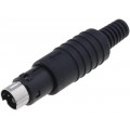 4850.1310; Plug; DIN mini; male; PIN: 3; soldering; for cable; SCHURTER 4850.1310; Plug; DIN mini; male; PIN: 3; soldering; for cable; SCHURTER
