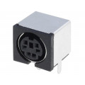 4850.2610; Socket; DIN mini; female; PIN: 6; shielded; THT; SCHURTER 4850.2610; Socket; DIN mini; female; PIN: 6; shielded; THT; SCHURTER