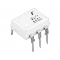 4N27M; Optocoupler; THT; Channels: 1; Out: transistor; Uinsul: 7.5kV; DIP6; ON SEMICONDUCTOR (FAIRCHILD) 4N27M; Optocoupler; THT; Channels: 1; Out: transistor; Uinsul: 7.5kV; DIP6; ON SEMICONDUCTOR (FAIRCHILD)