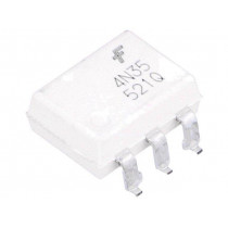 4N35SM; Optocoupler; SMD; Channels: 1; Out: transistor; Uinsul: 7.5kV; ON SEMICONDUCTOR (FAIRCHILD) 4N35SM; Optocoupler; SMD; Channels: 1; Out: transistor; Uinsul: 7.5kV; ON SEMICONDUCTOR (FAIRCHILD)