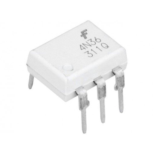4N36M; Optocoupler; THT; Channels: 1; Out: transistor; Uinsul: 7.5kV; DIP6; ON SEMICONDUCTOR (FAIRCHILD) 4N36M; Optocoupler; THT; Channels: 1; Out: transistor; Uinsul: 7.5kV; DIP6; ON SEMICONDUCTOR (FAIRCHILD)