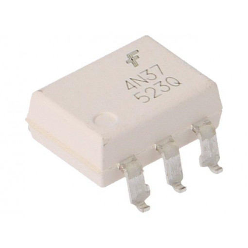4N37SM; Optocoupler; SMD; Channels: 1; Out: transistor; Uinsul: 7.5kV; ON SEMICONDUCTOR (FAIRCHILD) 4N37SM; Optocoupler; SMD; Channels: 1; Out: transistor; Uinsul: 7.5kV; ON SEMICONDUCTOR (FAIRCHILD)