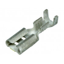 5-160430-7; Terminal: flat; 4.8mm; 0.8mm; female; 0.5÷1.5mm2; crimped; straight; TE Connectivity