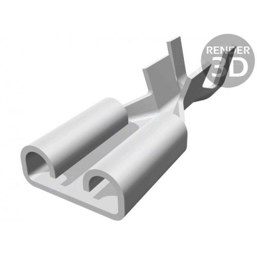 5-160447-2; Terminal: flat; 6.3mm; 0.8mm; female; 1÷2.5mm2; crimped; for cable; TE Connectivity