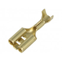 5-160506-1; Terminal: flat; 6.3mm; 0.8mm; female; 0.5÷1.5mm2; crimped; straight; TE Connectivity