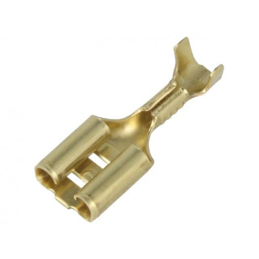 5-160506-1; Terminal: flat; 6.3mm; 0.8mm; female; 0.5÷1.5mm2; crimped; straight; TE Connectivity