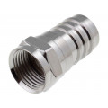 5-1814821-1; Plug; F; male; straight; 75Ω; crimped; for cable; TE Connectivity