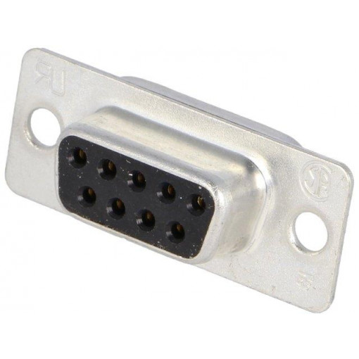 5-747905-2; D-Sub; PIN: 9; plug; female; for cable; soldering; Series: HD 20; TE Connectivity