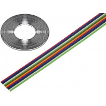 0240 041; Wire: ribbon; stranded; Cu; 12x0,124mm2; unshielded; PVC; 150V; 50m; TECHNOKABEL 0240 041; Wire: ribbon; stranded; Cu; 12x0,124mm2; unshielded; PVC; 150V; 50m; TECHNOKABEL