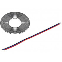 0240 043; Wire: ribbon; stranded; Cu; 4x0,22mm2; unshielded; PVC; 150V; 50m; TECHNOKABEL 0240 043; Wire: ribbon; stranded; Cu; 4x0,22mm2; unshielded; PVC; 150V; 50m; TECHNOKABEL