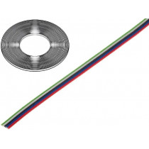 0240 044; Wire: ribbon; stranded; Cu; 5x0,22mm2; unshielded; PVC; 150V; 50m; TECHNOKABEL 0240 044; Wire: ribbon; stranded; Cu; 5x0,22mm2; unshielded; PVC; 150V; 50m; TECHNOKABEL