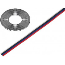 0240 005; Wire: ribbon; stranded; Cu; 4x0,35mm2; unshielded; PVC; 150V; 50m; TECHNOKABEL 0240 005; Wire: ribbon; stranded; Cu; 4x0,35mm2; unshielded; PVC; 150V; 50m; TECHNOKABEL