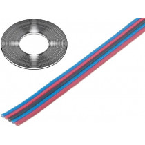 0240 006; Wire: ribbon; stranded; Cu; 5x0,35mm2; unshielded; PVC; 150V; 50m; TECHNOKABEL 0240 006; Wire: ribbon; stranded; Cu; 5x0,35mm2; unshielded; PVC; 150V; 50m; TECHNOKABEL