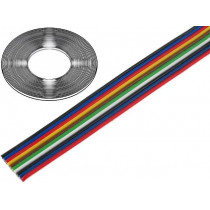 0240 011; Wire: ribbon; stranded; Cu; 10x0,35mm2; unshielded; PVC; 150V; 50m; TECHNOKABEL 0240 011; Wire: ribbon; stranded; Cu; 10x0,35mm2; unshielded; PVC; 150V; 50m; TECHNOKABEL