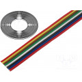 0240 017; Wire: ribbon; stranded; Cu; 6x0,5mm2; unshielded; PVC; 150V; 50m; TECHNOKABEL 0240 017; Wire: ribbon; stranded; Cu; 6x0,5mm2; unshielded; PVC; 150V; 50m; TECHNOKABEL