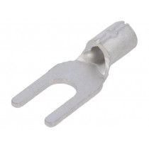 5.5Y-4; Fork terminal; M4; 2.63÷6.64mm2; crimped; for cable; 12AWG÷10AWG; NICHIFU 5.5Y-4; Fork terminal; M4; 2.63÷6.64mm2; crimped; for cable; 12AWG÷10AWG; NICHIFU