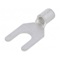 5.5Y-6; Fork terminal; M6; 2.63÷6.64mm2; crimped; for cable; 12AWG÷10AWG; NICHIFU 5.5Y-6; Fork terminal; M6; 2.63÷6.64mm2; crimped; for cable; 12AWG÷10AWG; NICHIFU