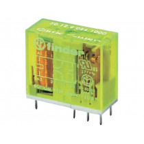 50.12.9.024.1000; Relay: electromagnetic; DPDT; Ucoil: 24VDC; 8A/250VAC; 8A/30VDC; FINDER