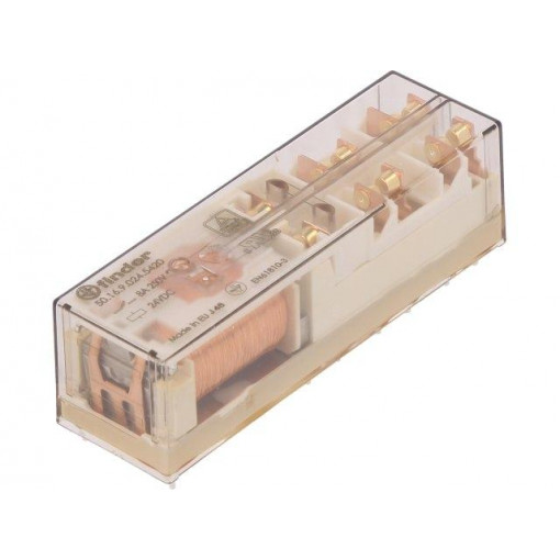 50.16.9.024.5420; Relay: electromagnetic; SPST-NO x4 + SPST-NC x2; Ucoil: 24VDC; FINDER