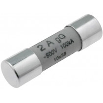 5006308.2; Fuse: fuse; gG; 2A; 500VAC; ceramic,cylindrical,industrial; SIBA