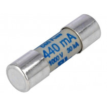 5021006.0,44; Fuse: fuse; aR; 0.44A; 1kVAC; 1kVDC; 10x35mm; URZ; SIBA
