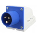 513-6; Connector: AC supply; socket; male; 16A; 230VAC; IEC 60309; IP44; PCE 513-6; Connector: AC supply; socket; male; 16A; 230VAC; IEC 60309; IP44; PCE