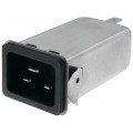 5130.2000; Connector: AC supply; socket; male; 16A; 250VAC; IEC 60320; 0.6mH; SCHURTER