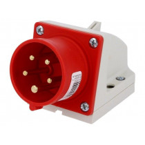 515-6; Connector: AC supply 3-phase; socket; male; 16A; 400VAC; IEC 60309; PCE 515-6; Connector: AC supply 3-phase; socket; male; 16A; 400VAC; IEC 60309; PCE