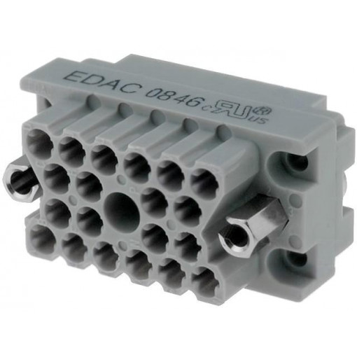 516-020-000-402; Connector: rectangular; socket; hermaphrodite; Mat: polycarbonate; EDAC