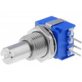 51AAA-B28-A15L; Potentiometer: shaft; THT; 1W; 10kΩ; ±10%; 290°; for PCB; linear; BOURNS