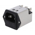 5200.0223.1; Connector: AC supply; socket; male; 2A; 250VAC; IEC 60320; 4mH; SCHURTER
