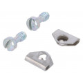 5205980-4; Set of screws for D-Sub; UNC4-40; Series: AMPLIMITE; 5.59mm; TE Connectivity