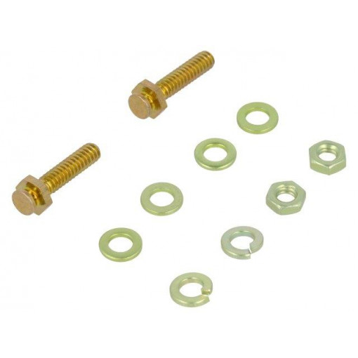 5206514-6; Spring lock set for D-Sub; Locking: slide latch; Thread: UNC4-40; TE Connectivity 5206514-6; Spring lock set for D-Sub; Locking: slide latch; Thread: UNC4-40; TE Connectivity