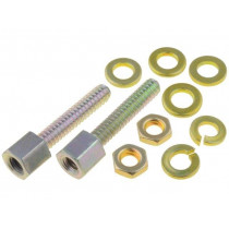 5207719-1; Set of screws for D-Sub; UNC4-40; Thread len: 14.22mm; L: 19mm; TE Connectivity