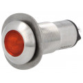528-501-22; Indicator: LED; flat; 24VDC; Cutout: Ø13mm; IP67; stainless steel; MARL