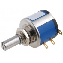 534B1503JCB; Potentiometer: shaft; multiturn; 50kΩ; 2W; ±5%; 6.35mm; Series: 534; VISHAY