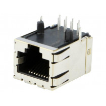 5406298-1; Socket; RJ45; PIN: 8; Layout: 8p8c; THT; on PCBs; TE Connectivity