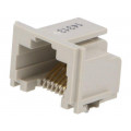 5406721-1; Socket; RJ45; PIN: 8; Cat: 5; gold-plated; Layout: 8p8c; SMT; TE Connectivity
